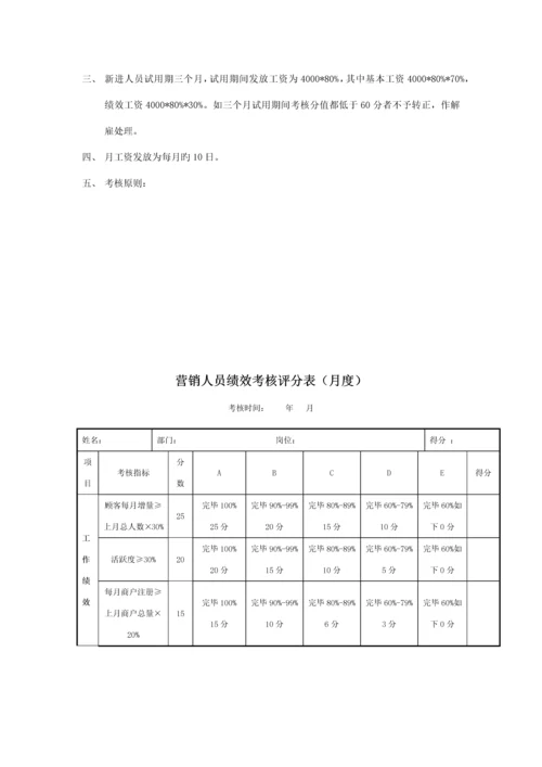 营销部管理制度实用版.docx