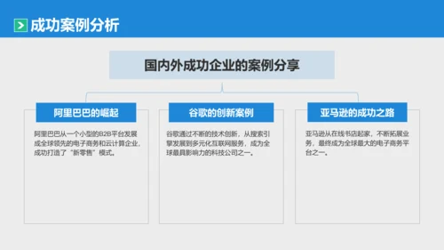 蓝色商务风IT互联网通用行业培训课件PPT模板
