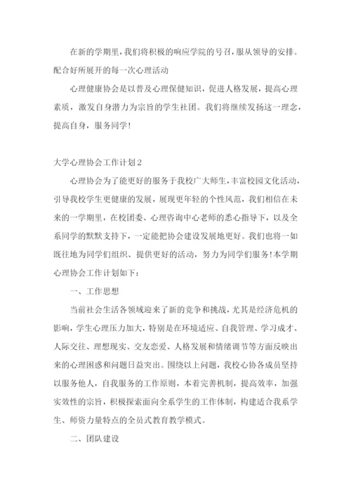 大学心理协会工作计划.docx