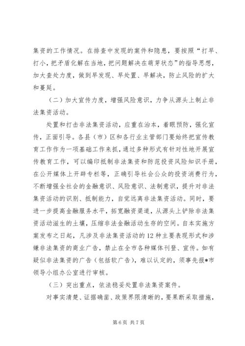 非法集资风险排查工作方案.docx