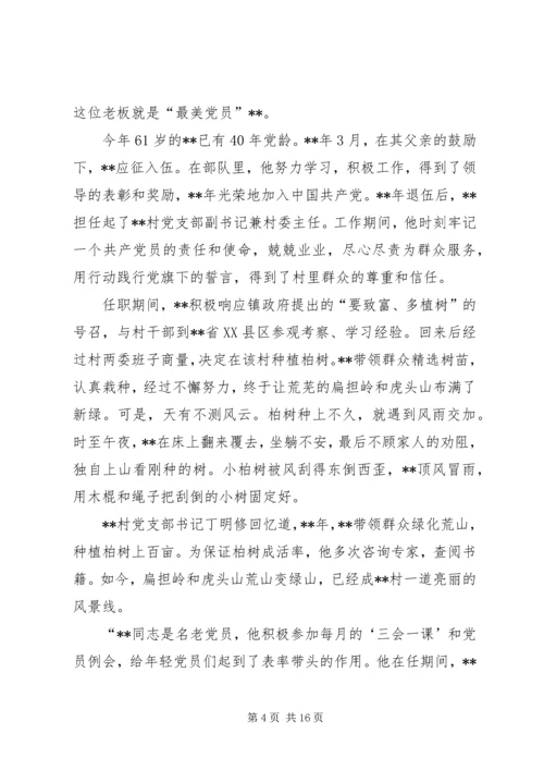 最美党员事迹材料六篇 (2).docx