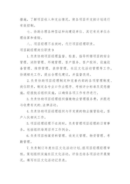 项目副经理岗位职责.docx