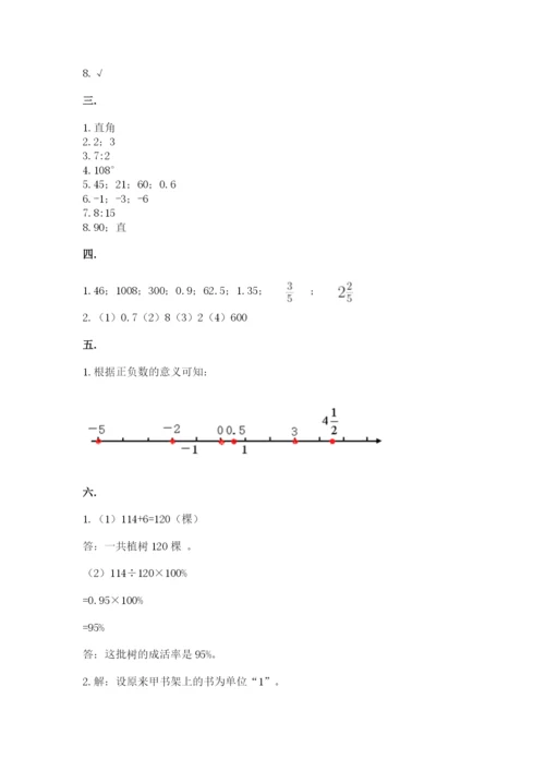 浙教版数学小升初模拟试卷（word）.docx