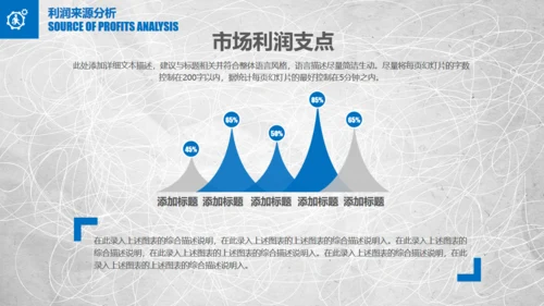混乱的笔划商业项目创业计划书通用PPT模板