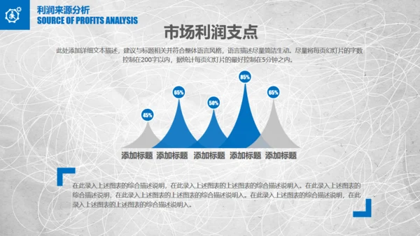 混乱的笔划商业项目创业计划书通用PPT模板