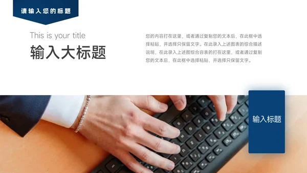 红蓝干净商务企业商业计划书PPT模板