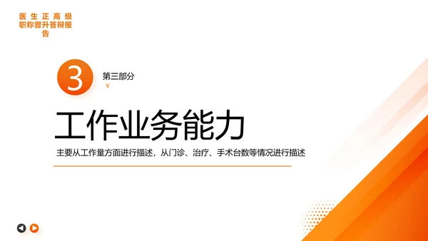 主任医师正高级职称晋升答辩报告通用PPT模板