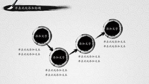 中国国学风道德讲堂PPT模板思想教育
