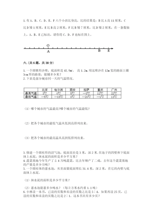 苏教版六年级数学小升初试卷及参考答案（能力提升）.docx