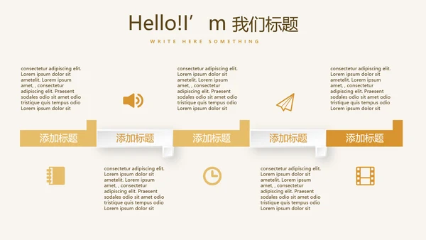 手绘面包介绍宣传动态PPT