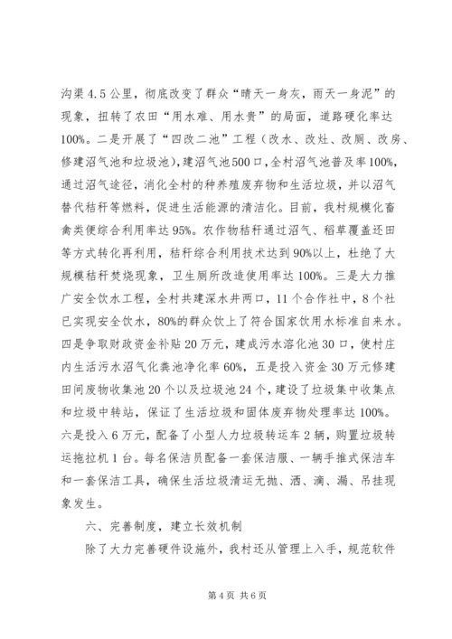 五十百千示范村的工作总结.docx