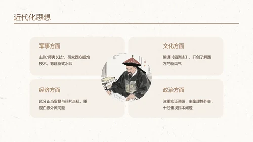 棕白色纹理简约人物介绍之林则徐