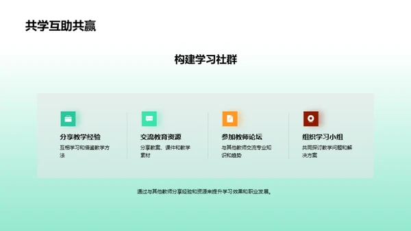 教师继续教育之路