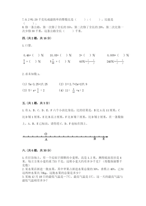 苏教版数学小升初模拟试卷附答案（达标题）.docx