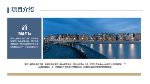 商业城市BP商业计划书通用PPT模板