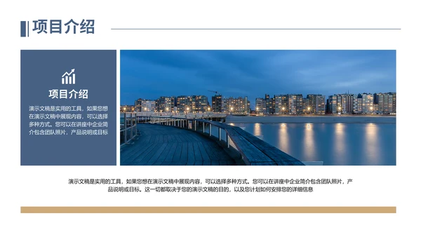商业城市BP商业计划书通用PPT模板