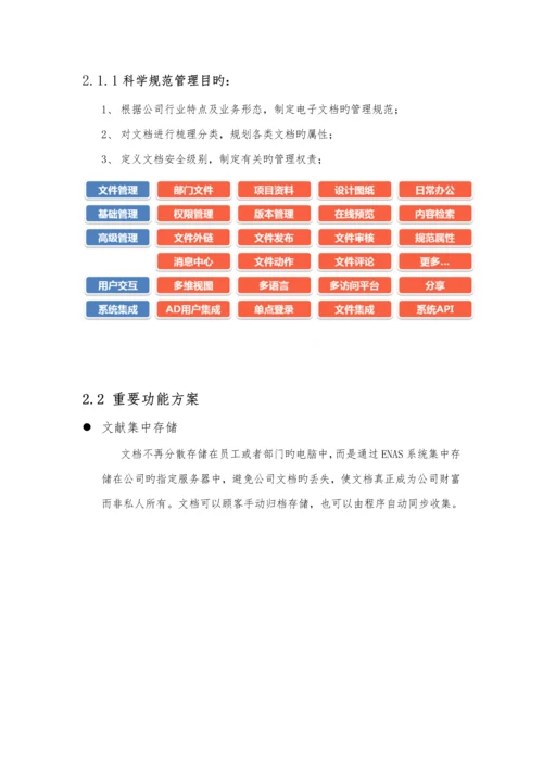 ENAS云存储网盘文档云基础管理系统解决专题方案.docx