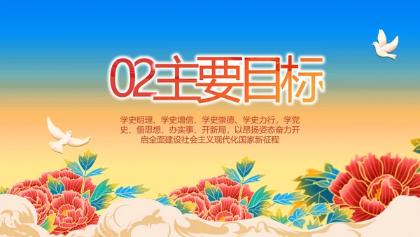 七一党支部党史学习教育工作总结PPT