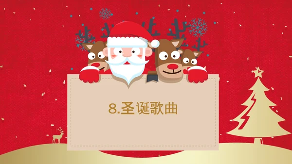 圣诞节的由来PPT模板