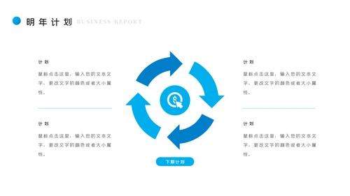 蓝色金融理财银行股票商务投资PPT模板