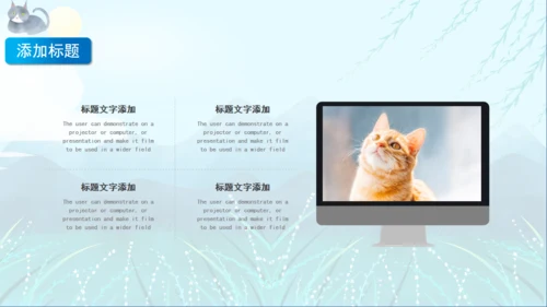 宠物猫咪喵喵成长通用PPT画册
