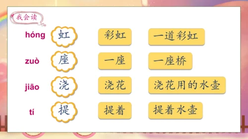 【核心素养】部编版语文一年级下册-10. 彩虹 第1课时（课件）