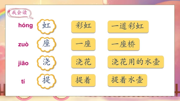 【核心素养】部编版语文一年级下册-10. 彩虹 第1课时（课件）