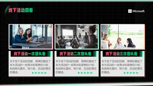 新媒体运营部业务汇报通用PPT模板
