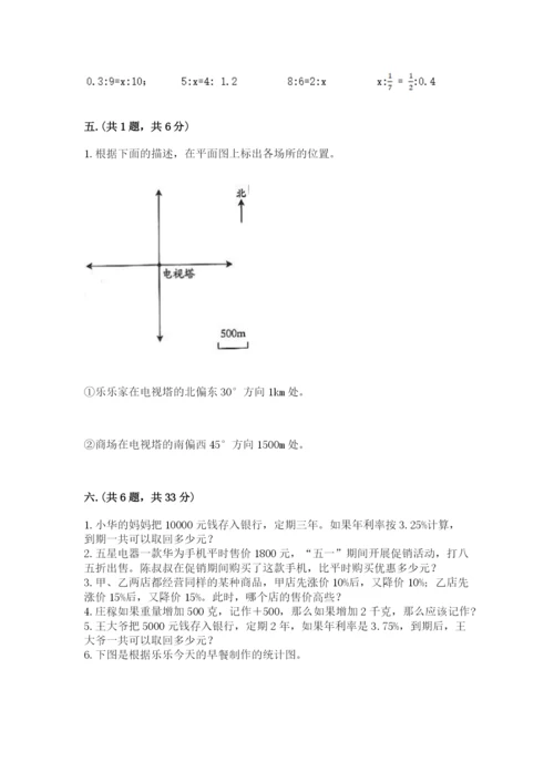 苏教版六年级数学小升初试卷及参考答案【综合卷】.docx