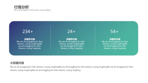 渐变商务风商业计划书PPT模板
