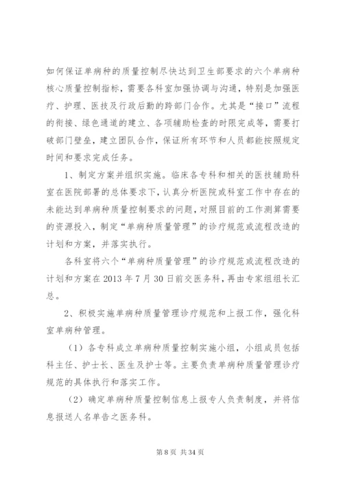 单病种实施方案.docx