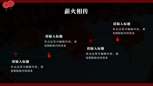 红色醒狮非遗传统文化主题班会PPT模板