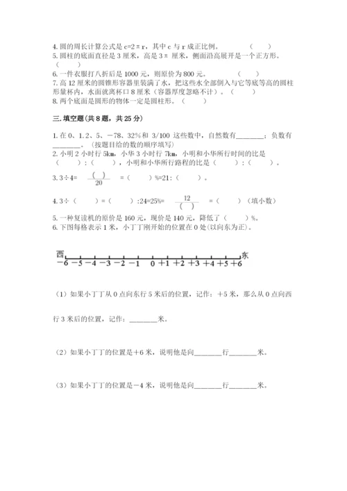 小升初数学期末测试卷含完整答案（名校卷）.docx