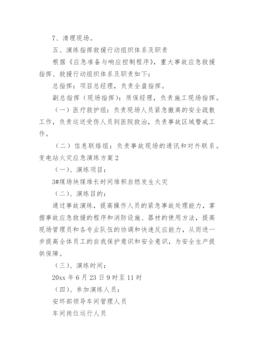 变电站火灾应急演练方案.docx