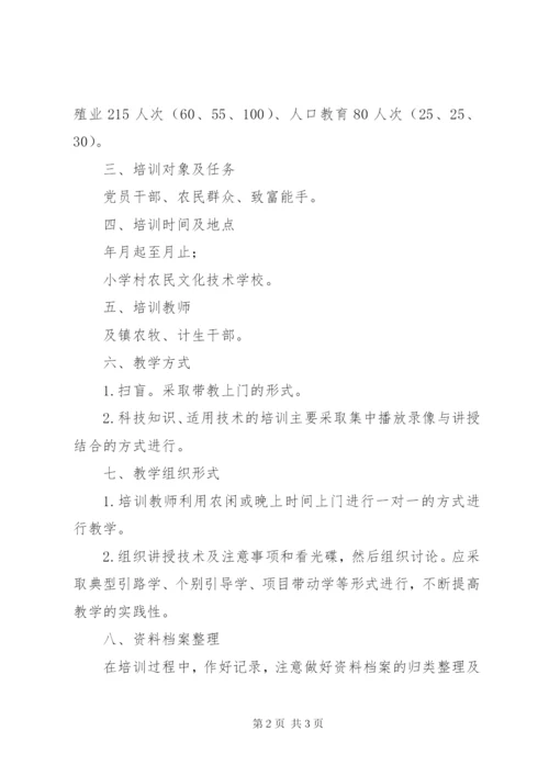 某年农村实用技术学习计划范文.docx