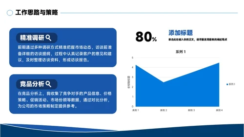蓝色简约通用工作汇报PPT模板