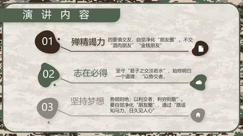 迷彩风部队军事工作总结汇报动态PPT