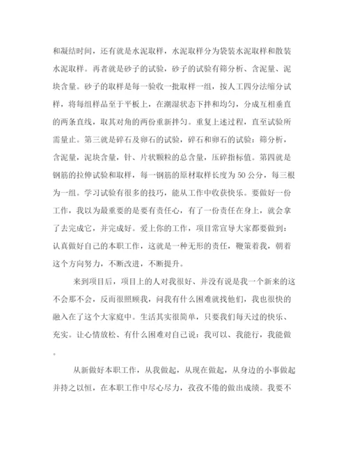 精编之试验员个人工作总结范文示例两篇.docx