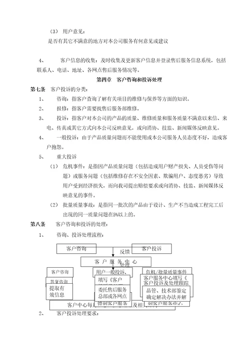 客户服务管理规定