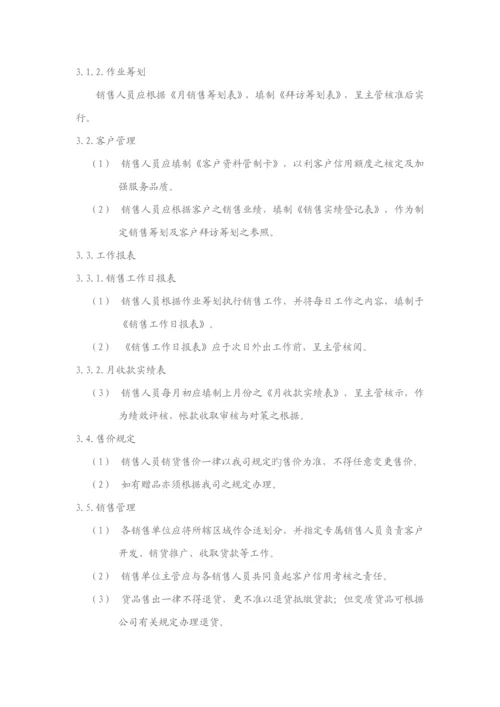 现代销售人员管理统一规定.docx