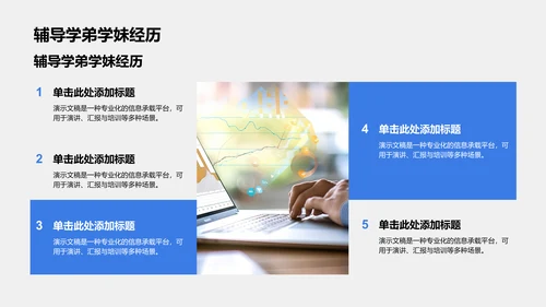 蓝色3D风国家励志奖学金候选人答辩PPT