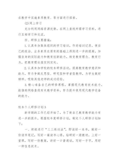 校本个人研修计划.docx