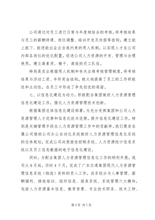 企业人力资源部年终工作总结.docx