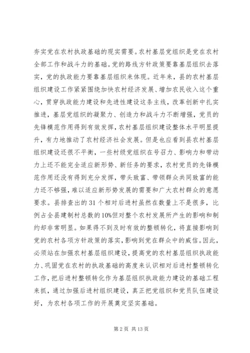 后进村治理转化专项发言.docx