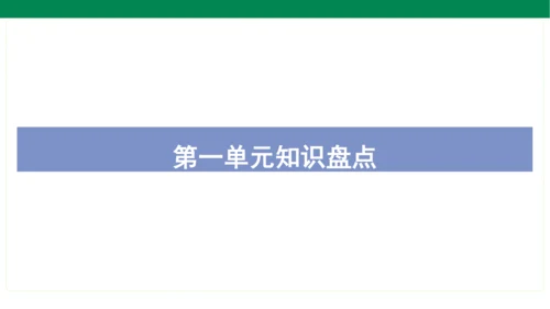 统编版语文五年级上册期中复习单元知识盘点  课件