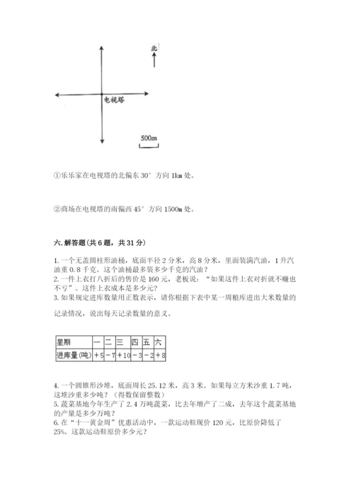 小升初六年级期末试卷有完整答案.docx