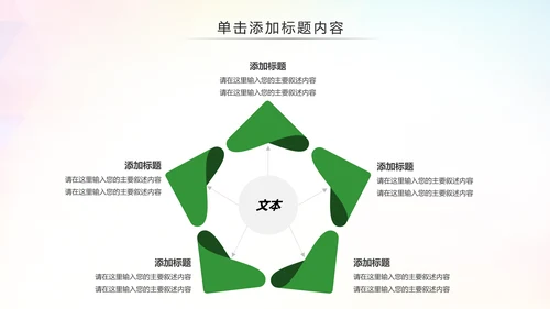 绿色环保低碳减能减排绿色出行公益PPT模板