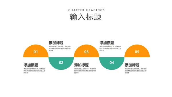 黄色简约风工作总结PPT模板