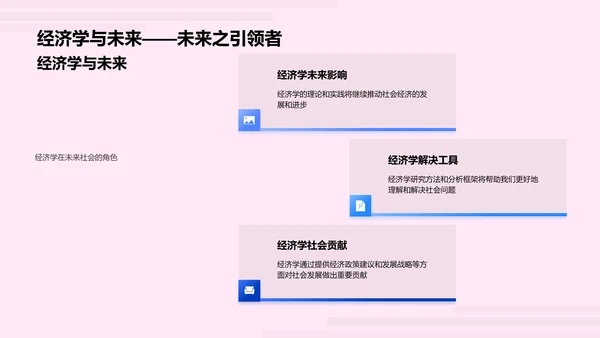 经济学应用与社会发展PPT模板