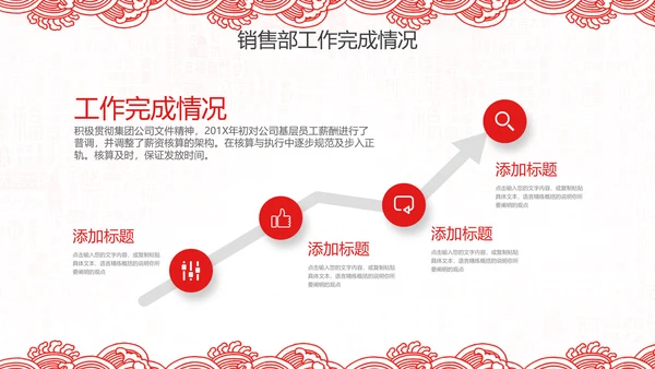 2019猪年新年春节喜庆红色剪纸PPT